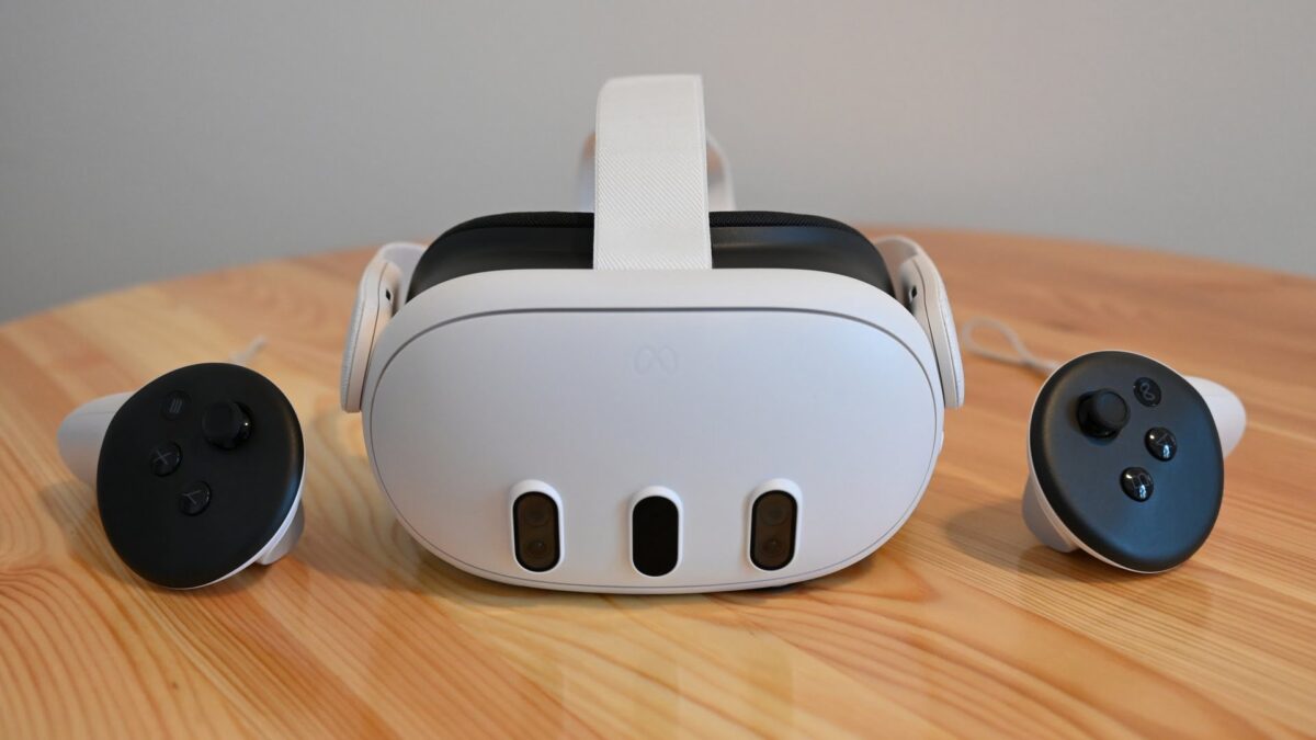 Meta Quest 3 with Touch Plus controllers